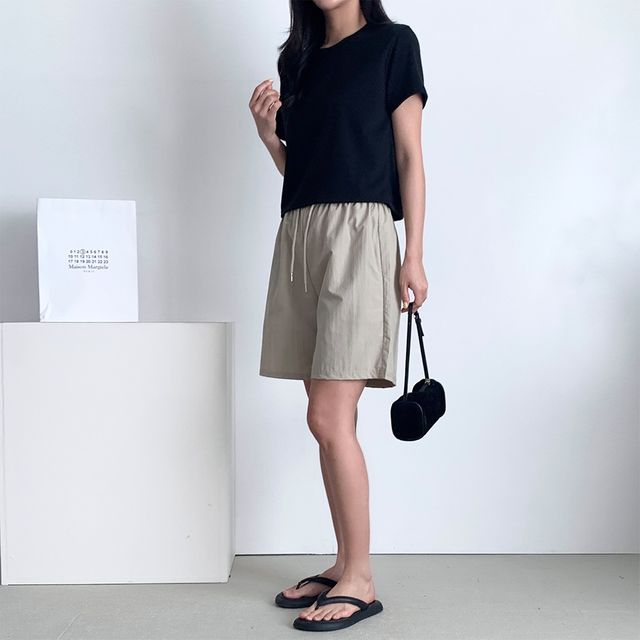 오첸다 5부 쿨 아노락 포켓반바지 SD-250445