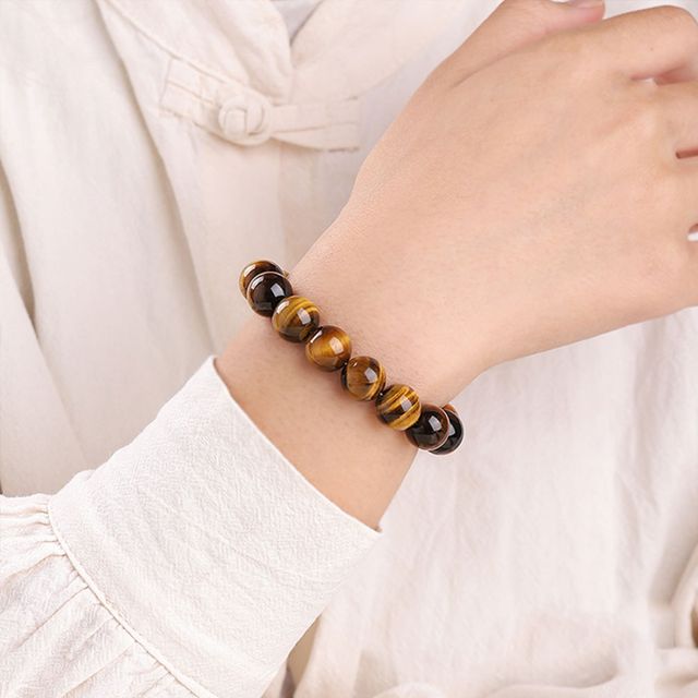 호안석 천연 원석 재물운 팔찌 10mm LM-1004918