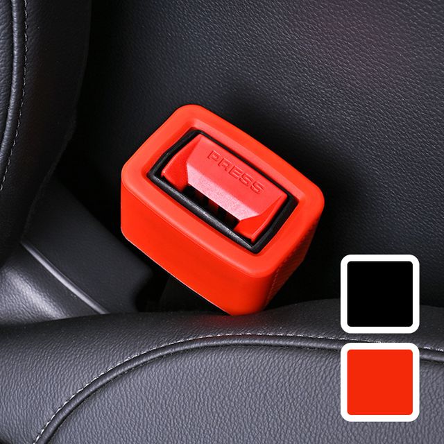 차량용 안전벨트 버클 클립 홀더 고정 보호 커버 2P