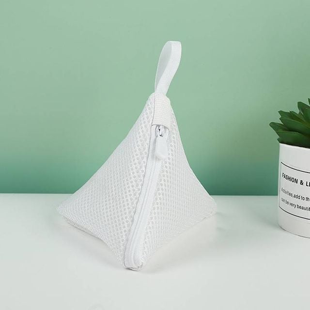 다용도 미니 삼각 세탁망 2p 양말 인형 머리끈 세척 빨래용품