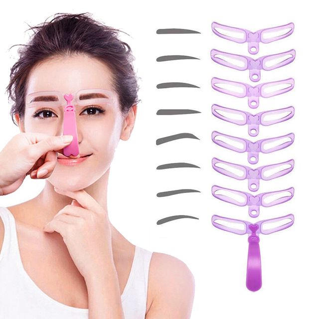 눈썹화장 그리기 모양틀 눈섭 가이드 8종 세트