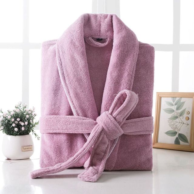 커플 극세사 샤워가운 목욕타올 잠옷 실내복 세트