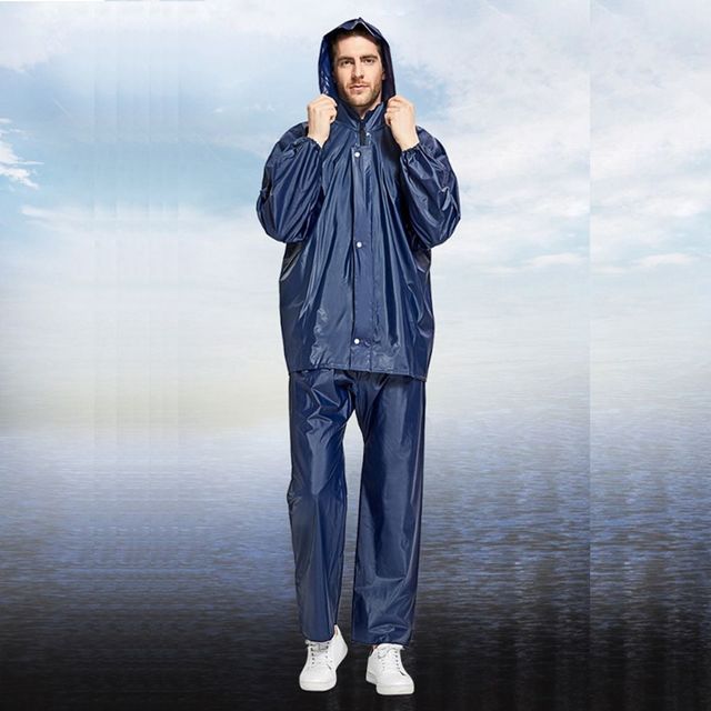 작업용 우비 세트 방수 레인코트 판초 스타일