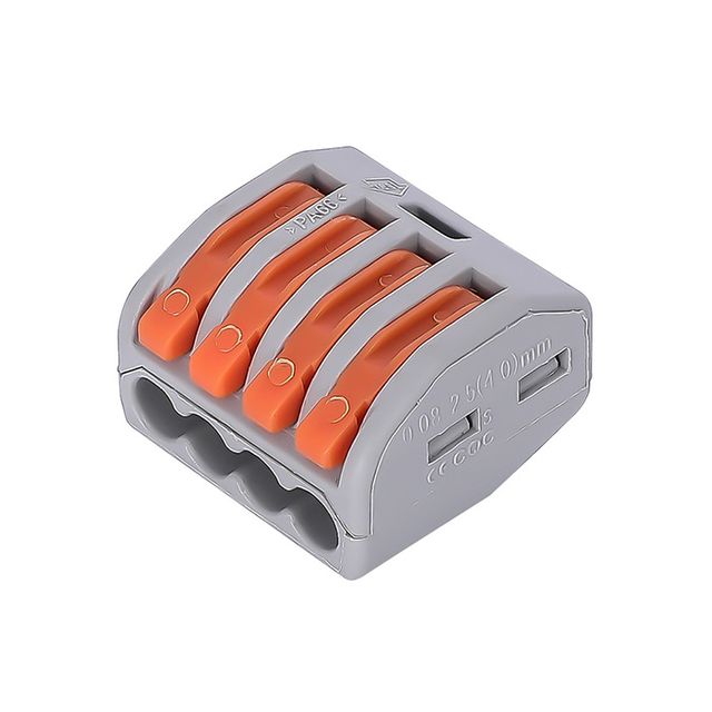 원터치 전기선 와이어 연결 단자 커넥터 컨넥터 4선