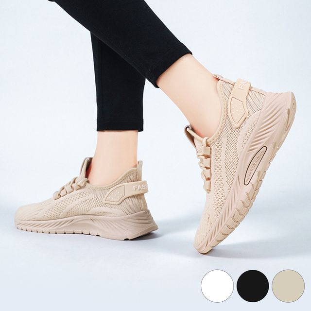 여성 운동화 발이 편한 가벼운 신발 논슬립 스니커즈