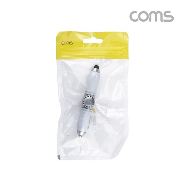 Coms 4 in 1피젯스피너 볼펜 터치펜 램프 색상 랜덤(제작 로고 인쇄 홍보 기념품 판촉물)