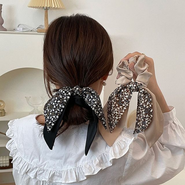 플라워 이중 실크 스파크 헤어끈 ELH-018