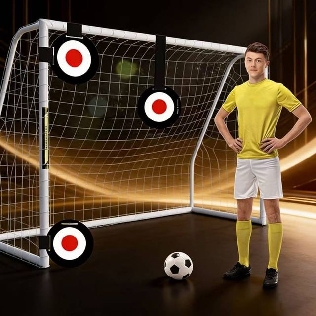 1인 훈련용 높이 조절 축구 슈팅 정확도 훈련 타켓 2개 한세트