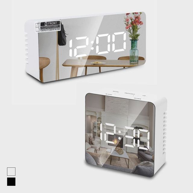 무소음 LED 탁상시계 스탠드 전자시계 집 사무실 인테리어용