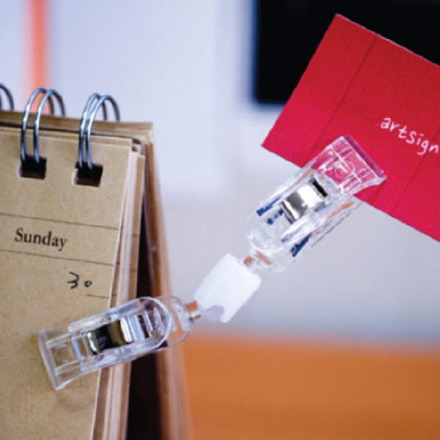 1볼 양쪽집게 홀더 소형 쇼클립 10개 홀더