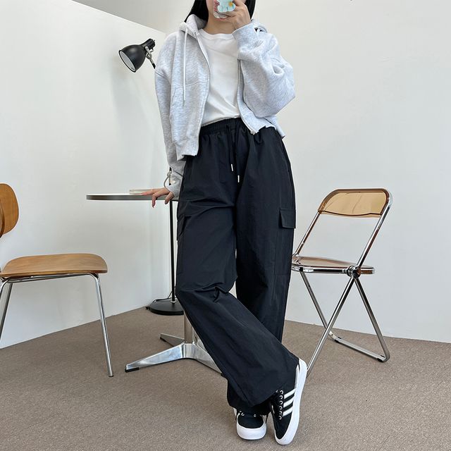 코븐 여자 나일론 카고 와이드 팬츠 SD-220973