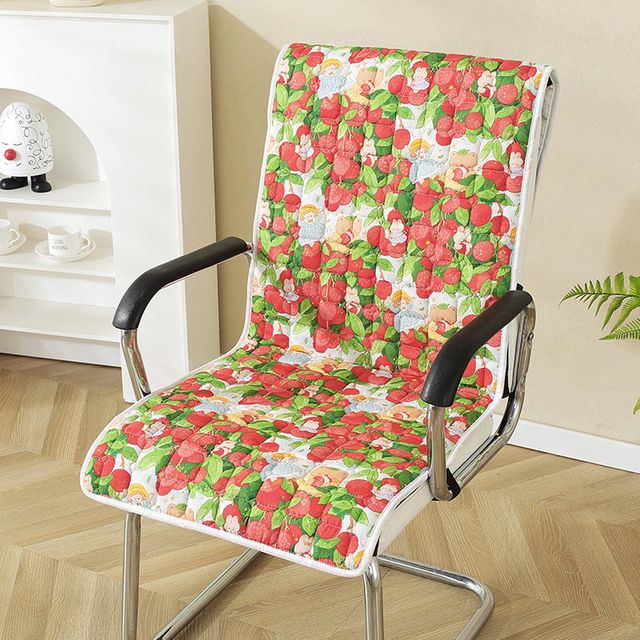 일체형 등받이 의자 방석 커버 사계절 미끄럼방지 시트