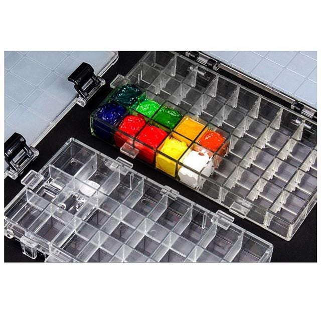 수채화 물감 휴대용 케이스 12구 24구 36구 아트 도구 세트