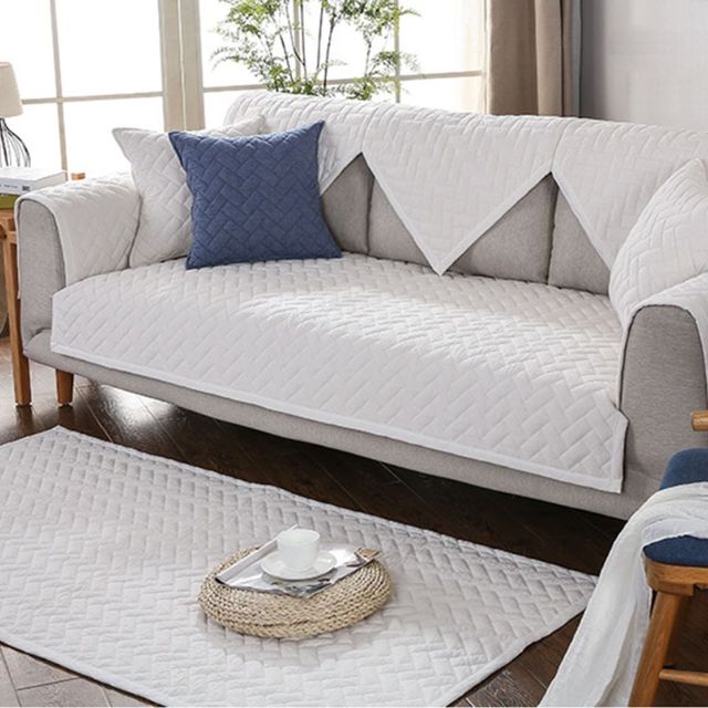 사계절 순면 코튼 소파패드 3인용 4인용 다용도 패브릭