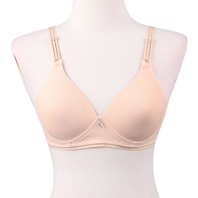 심리스 여성속옷 가슴모아주는 노와이어 뽕브라 2컬러