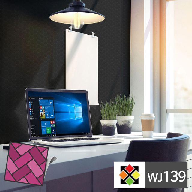 두께4T 스티커타일 WJ139 검점육각형 타일시트지