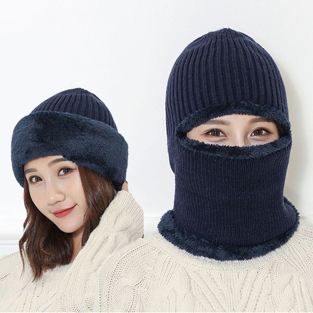 다이큰 투인원 융털 바라클라바 비니 SD-241215