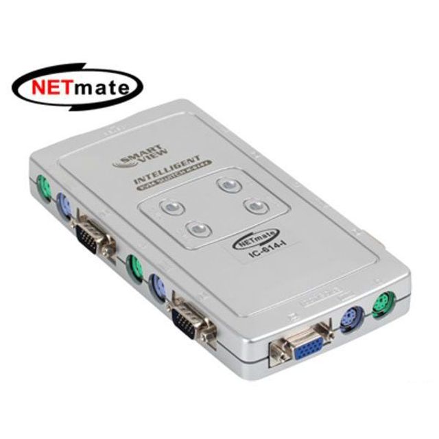 4대 1 KVM PS2 공유기 분배기 선택기 스위치B