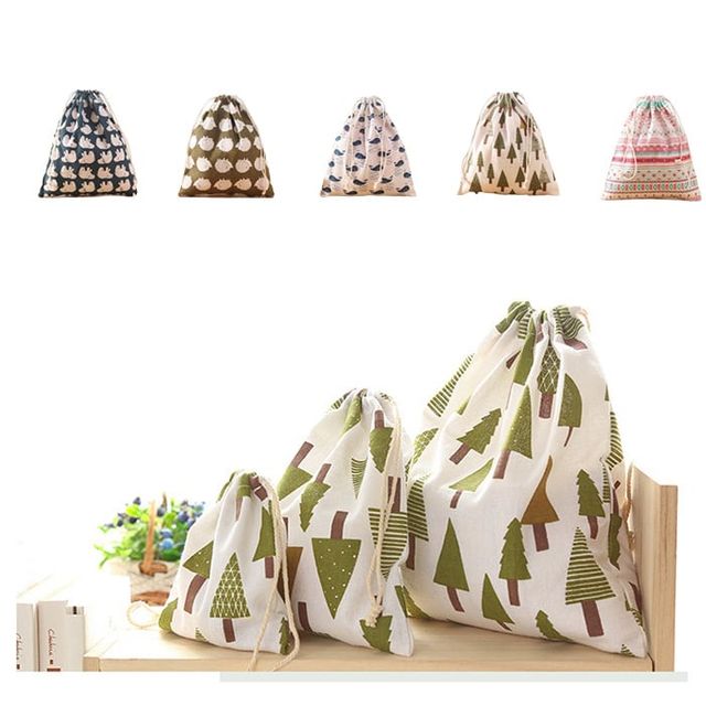 여행 소품 수납포켓 파우치 주머니 대 중 소 3종세트