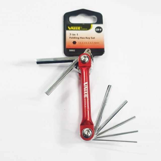 밸류30002 접이식 L렌찌 7종 육각렌찌 7in1셋