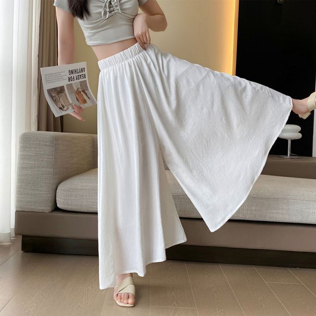 여름 8부 밴딩 와이드팬츠 2color DK-0392