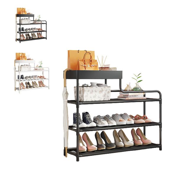 현관 신발정리대 신발장 4단 80cm 공간활용 신발장