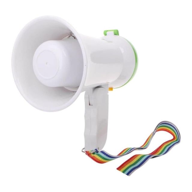 미니 메가폰 간편녹음 멜로디 스트랩줄 소형 확성기