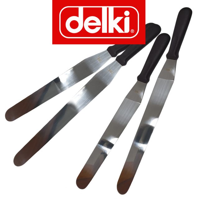 델키 P손잡이 베이킹 스페츄라 제빵 주걱 4종