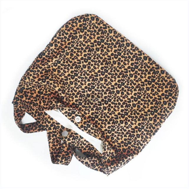 호피 패턴 캔버스 에코백 크로스백 루즈핏 가방