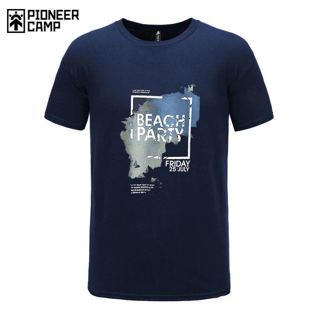 [해외] 파이오니어 캠프 최신 스타일 티셔츠 남성 브랜드 의