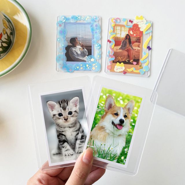 탑로더 꾸미기 포카 투명 카드 보관 폴꾸 포토 25개입
