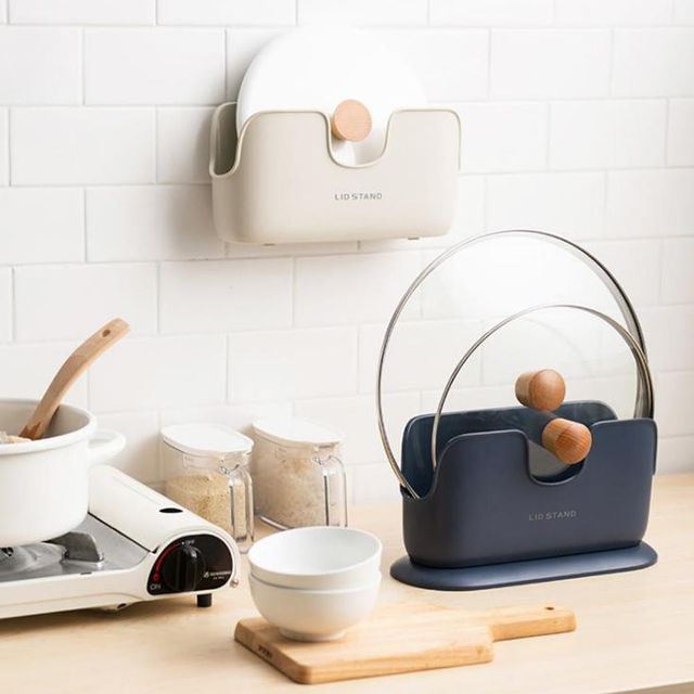 키밍 모던 주방 냄비뚜껑 거치대 소품 정리대