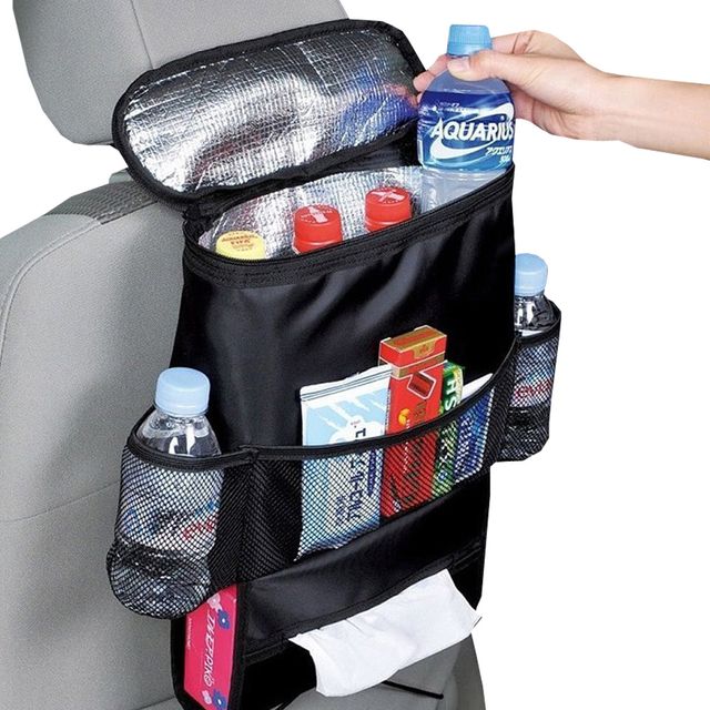 차량 시트백 뒷자석 걸이용 보냉 쿨러백 아이스백