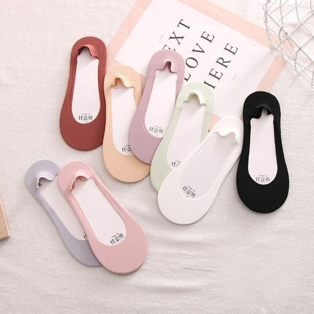 벗겨짐 미끄럼 방지 페이크 삭스 5켤레 URD-050-5