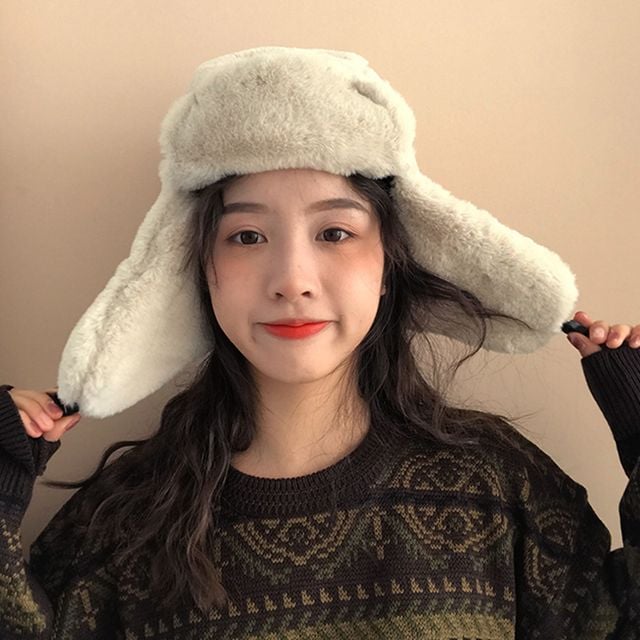 링링 귀달이 부드러운 퍼 방한모자 SD-221093