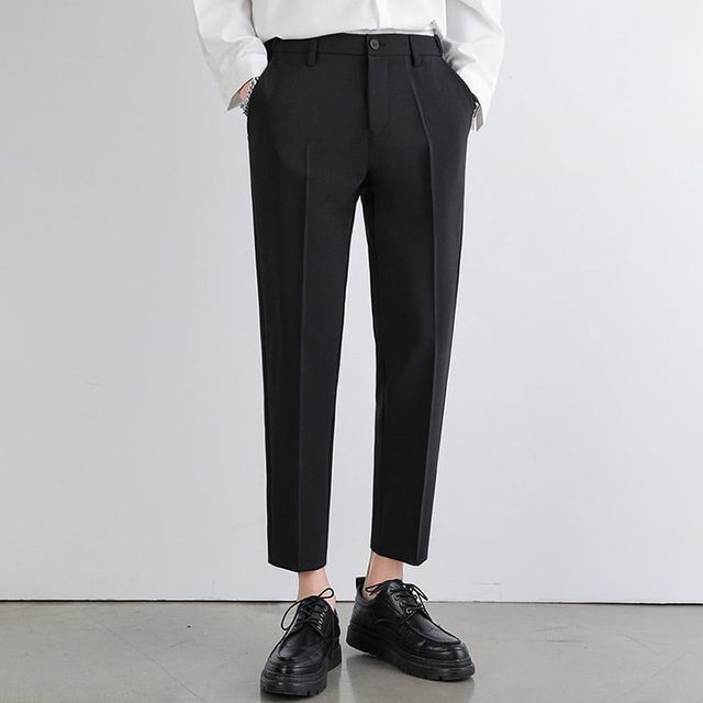 키밍 남자 9부 정장 바지 면접복장 오피스룩 캐주얼 팬츠