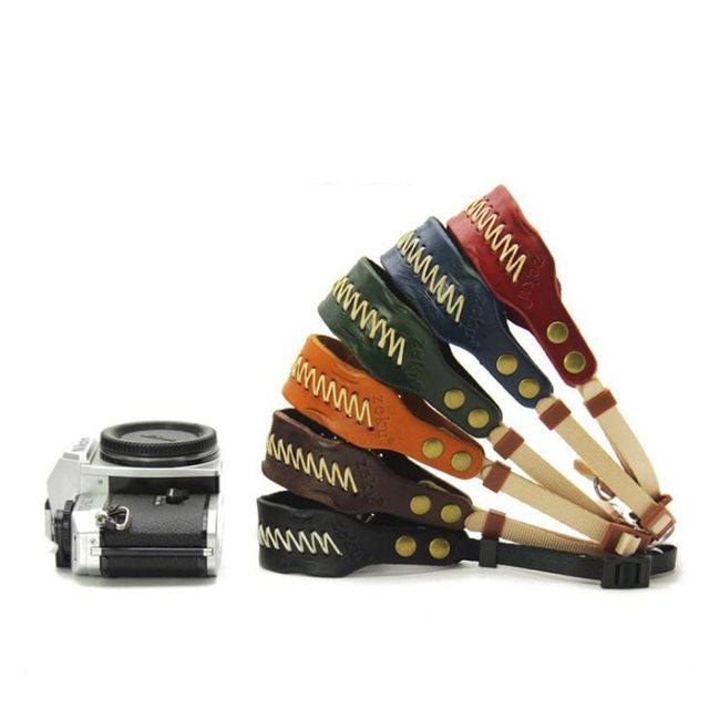 키밍 가죽 손목 스트랩 카메라 액세서리 빈티지 스타일