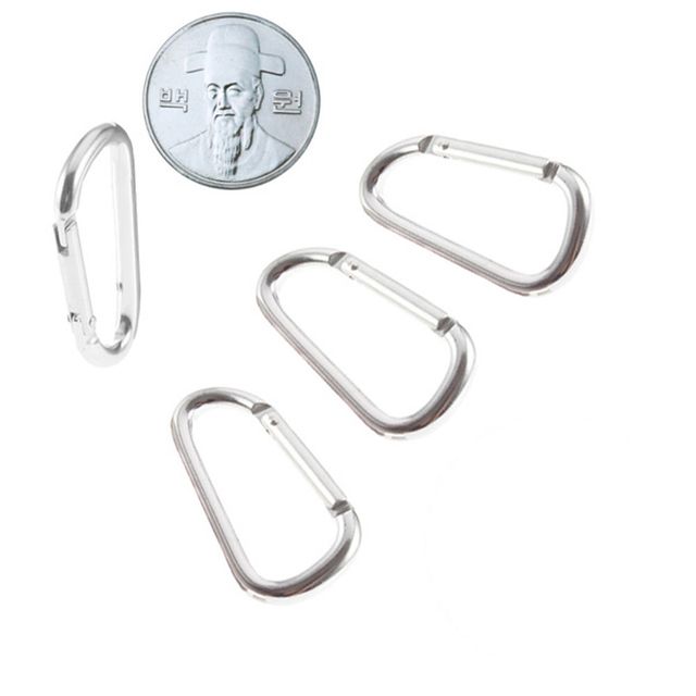 삼각 알루미늄 비나 카라비너 4mm 소형 16