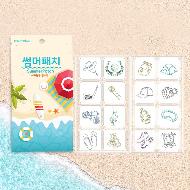 썸머패치 캠핑 아웃도어 골프 벌레기피 시트러스향 MIR-1006394