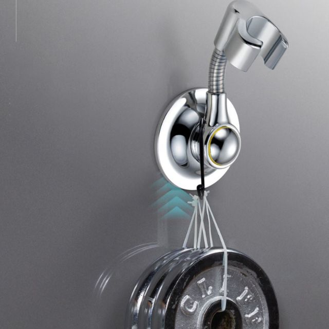 진공 흡착 샤워기 거치대 호수걸이 홀더 자바라