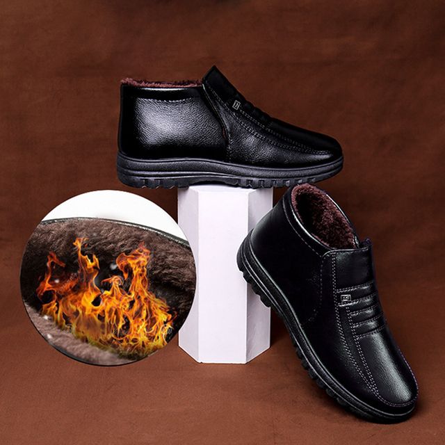 남성용 베이직 털안감 방한 로퍼 OSM-1006035