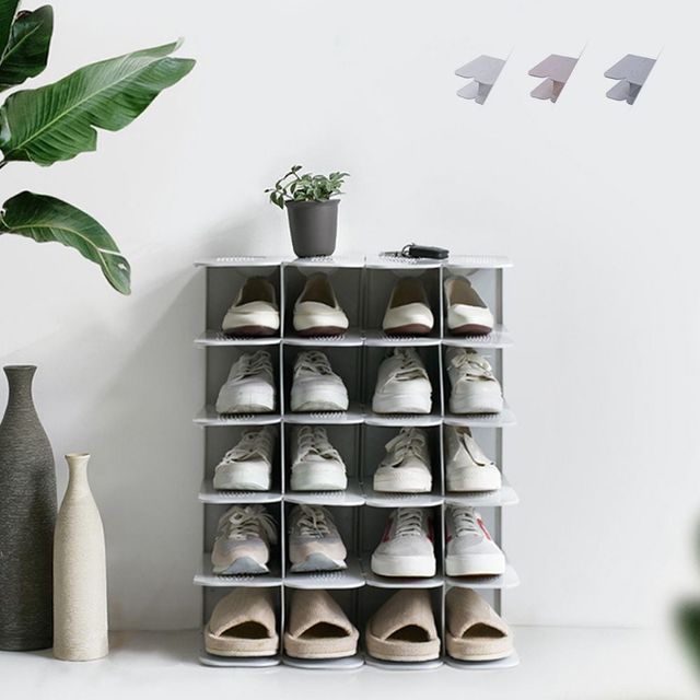 6단 수납 신발장 현관 정리대 신발 보관함