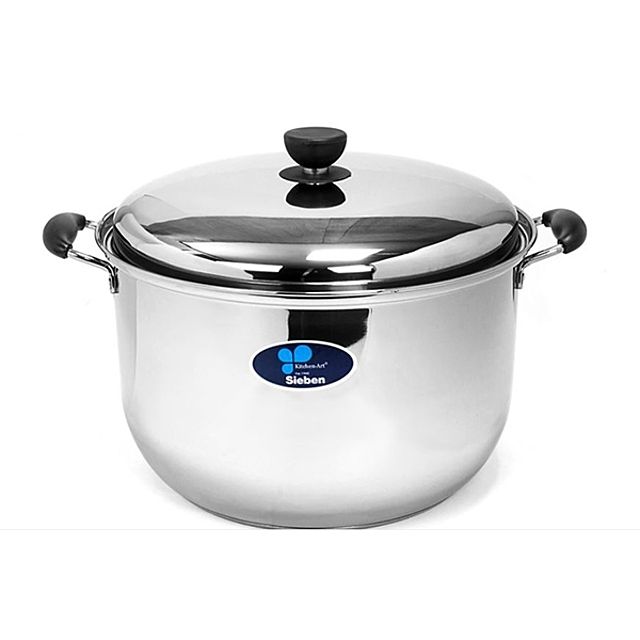 키친아트지벤스 스텐곰솥32cm 스텐인레스 큰냄비