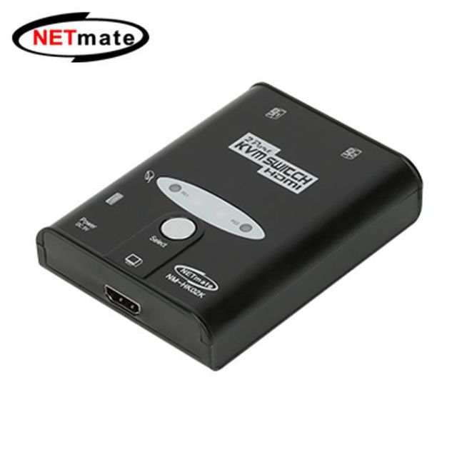 모니터 분배기 HDMI KVM 2대1 스위치 영상 선택기