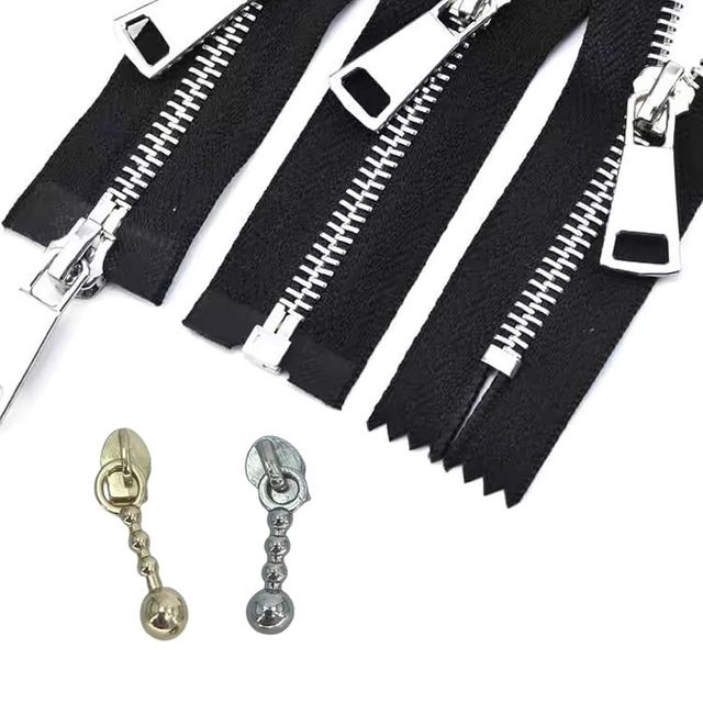 3호 지퍼고리 지퍼머리 슬라이드 골드 실버 부자재