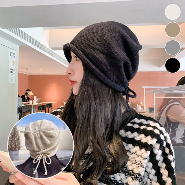 롤업 니트 비니 ELM-219