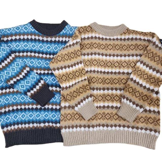 다이아몬드 스트라이프 스웨터 RNR-0035