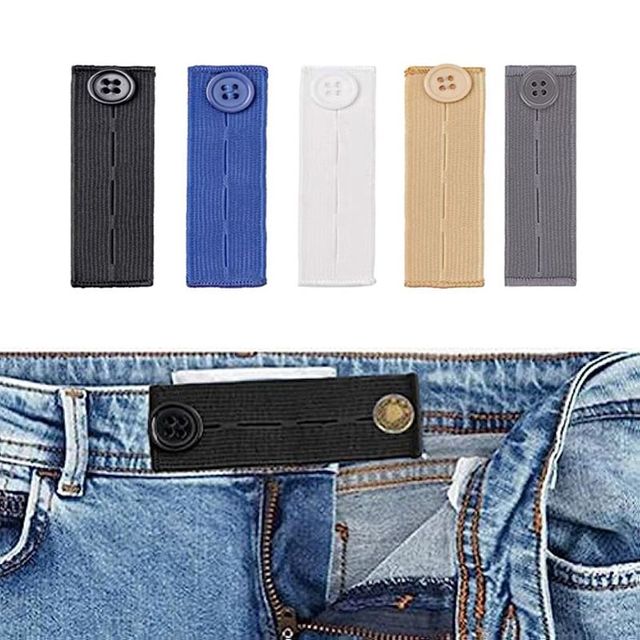 청바지 허리 늘리기 밴딩탭 5p 조절단추 수선 스트랩