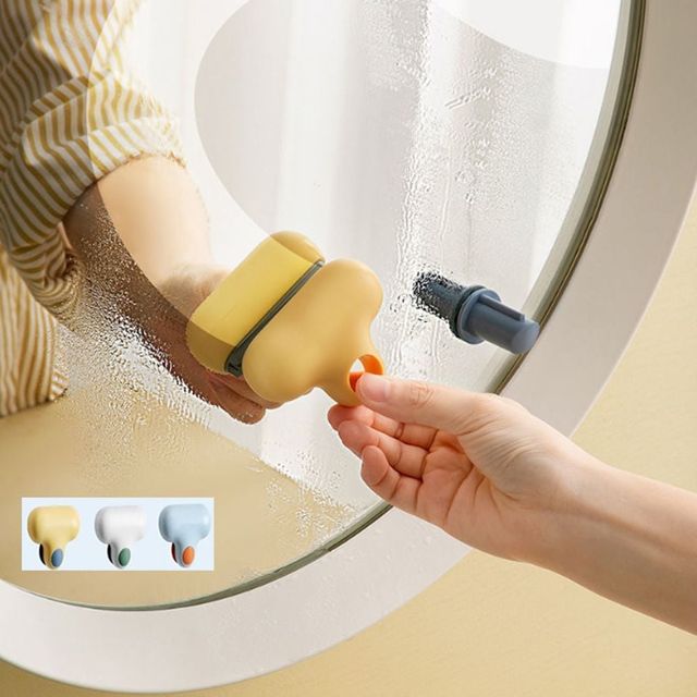 키밍 미니 유리 청소 브러쉬 3컬러 세트