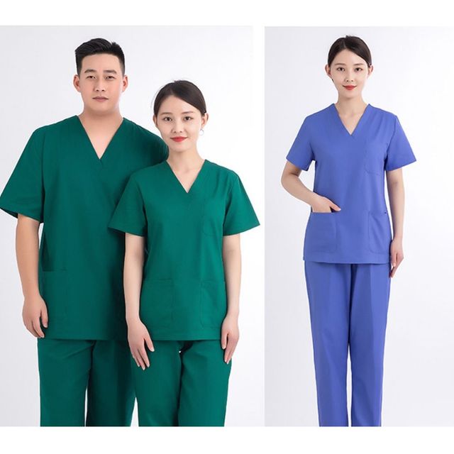병원 수술복 세트 유니폼 남녀 간호사 복장 전문용